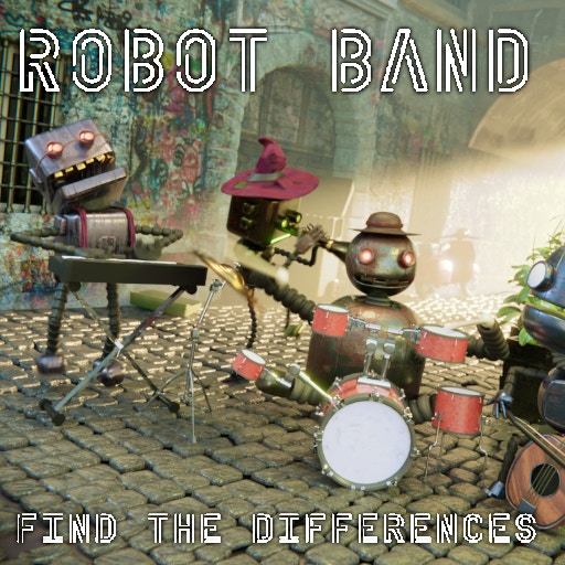 Robot Band – Find the differences